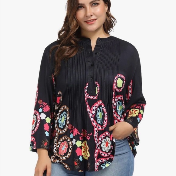 None Tops - Blouse floral NWT